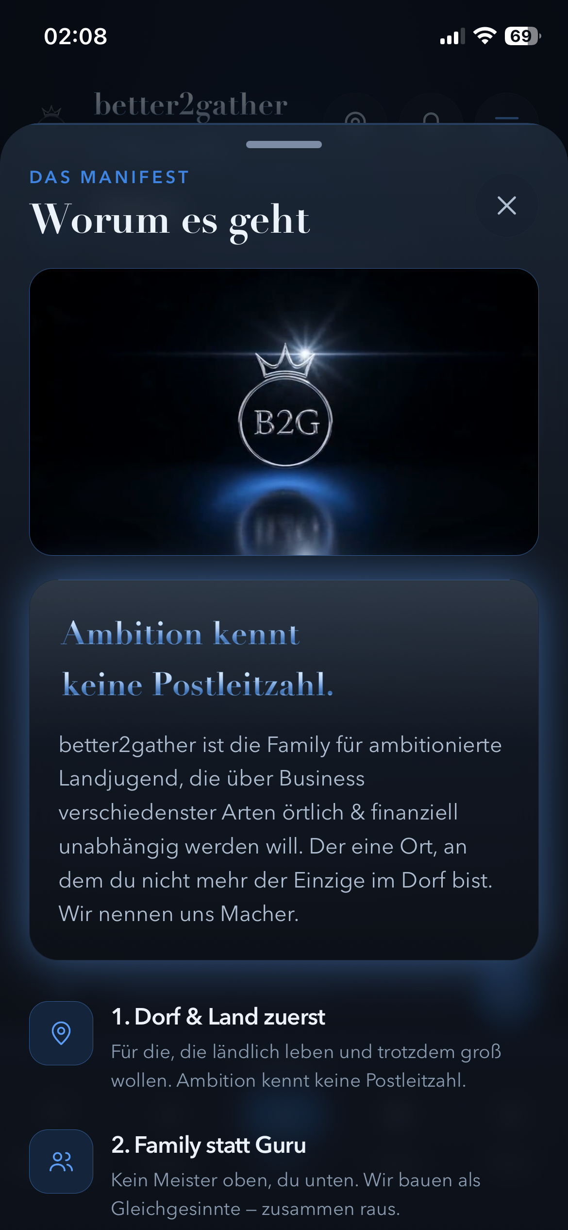 Das Manifest von better2gather